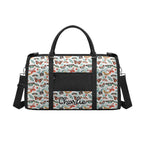 Personalised Pretty Moths And Butterflies Foldable Travel Bag Personalised Foldable Travel Bag animal Printed Offshore