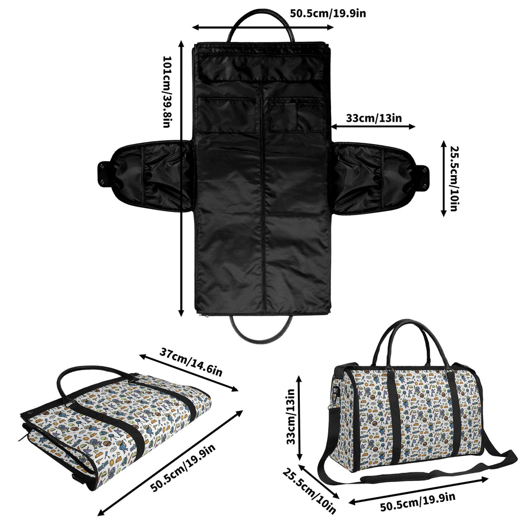Personalised All About Space Foldable Travel Bag Personalised Foldable Travel Bag Printed Offshore Space