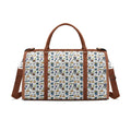 Personalised All About Space Foldable Travel Bag Brown Personalised Foldable Travel Bag Printed Offshore Space