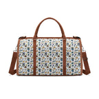 Personalised All About Space Foldable Travel Bag Brown Personalised Foldable Travel Bag Printed Offshore Space