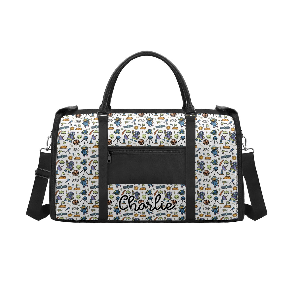 Personalised All About Space Foldable Travel Bag Personalised Foldable Travel Bag Printed Offshore Space