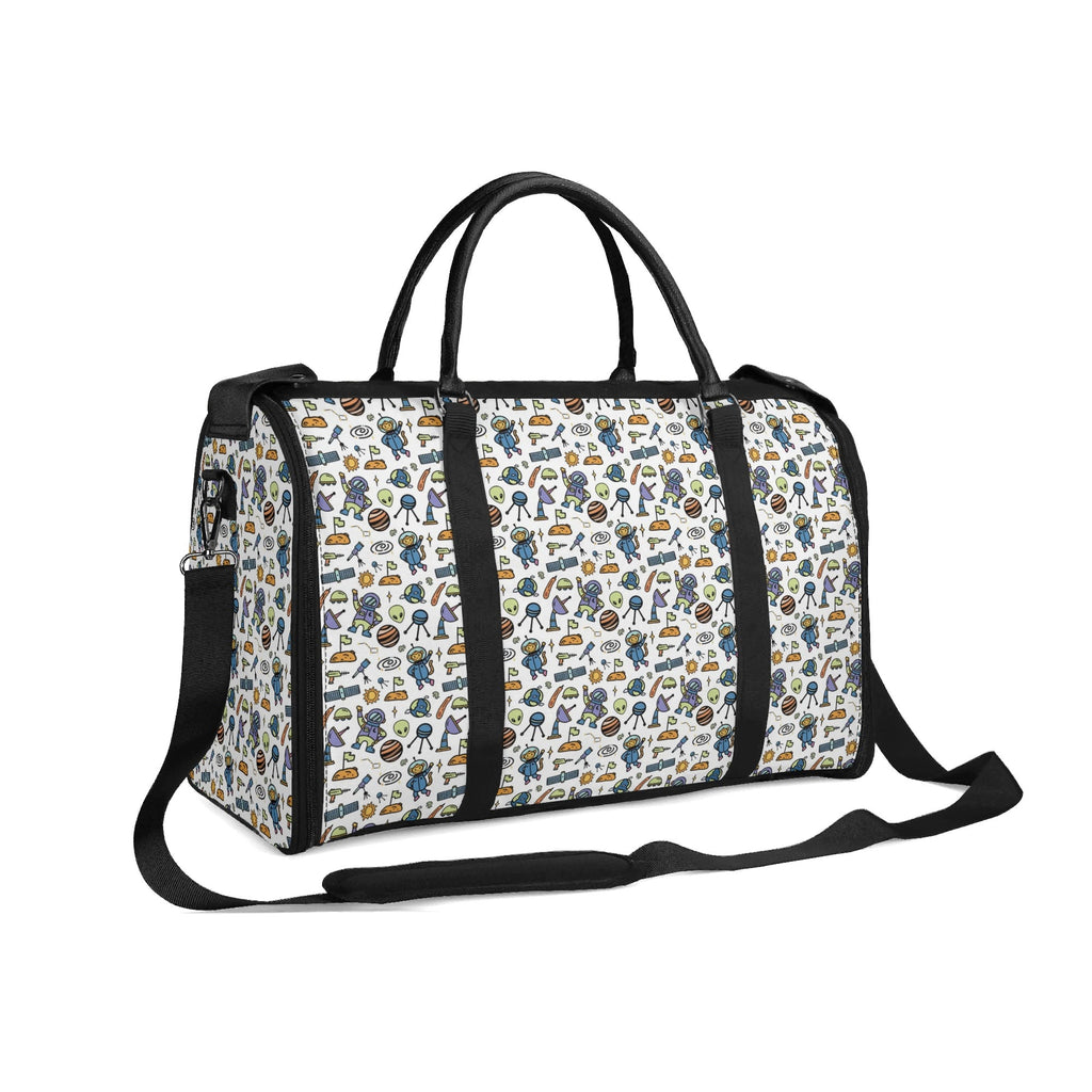 Personalised All About Space Foldable Travel Bag Personalised Foldable Travel Bag Printed Offshore Space