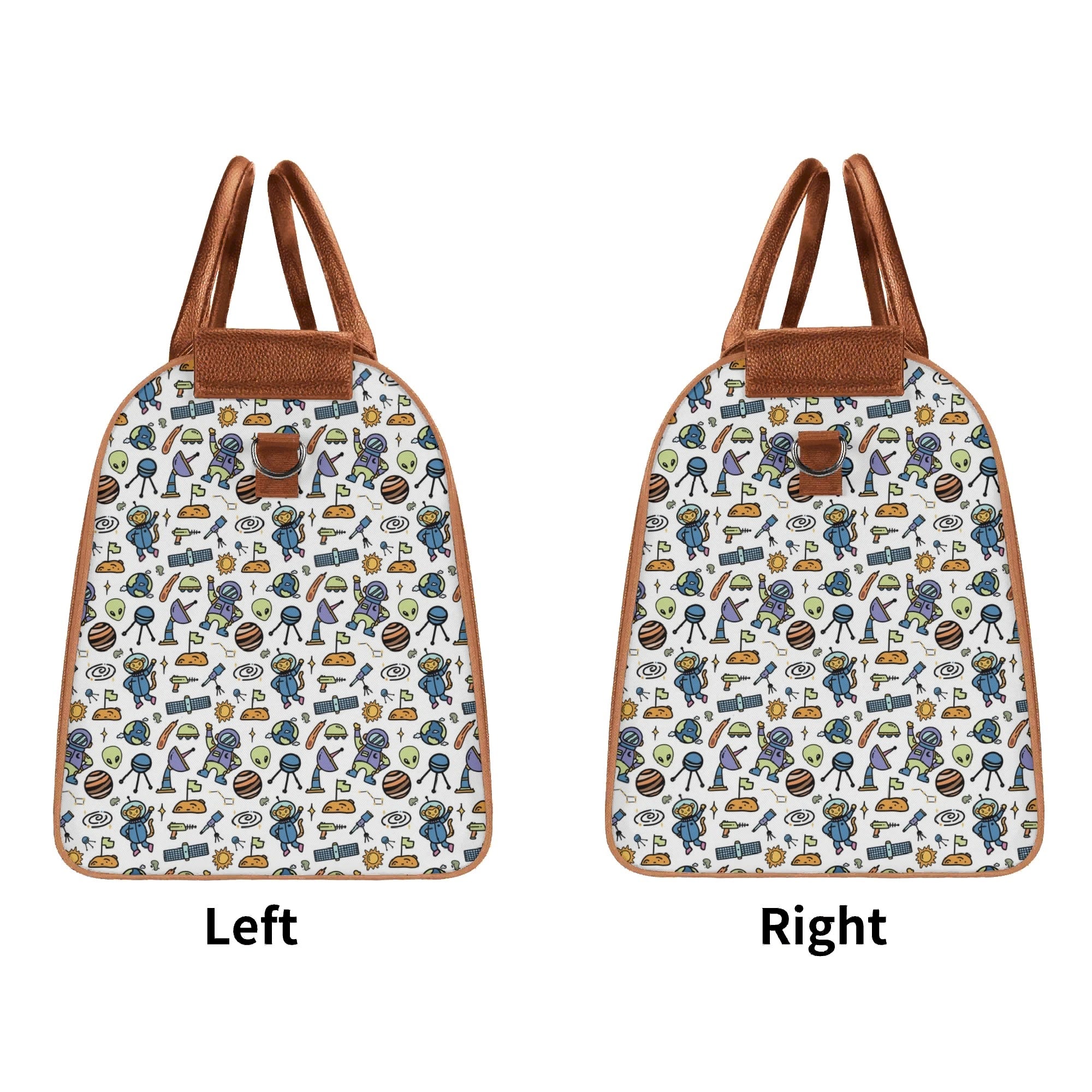 Personalised All About Space Foldable Travel Bag Personalised Foldable Travel Bag Printed Offshore Space