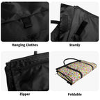 Personalised Pink And Yellow Floral Foldable Travel Bag Personalised Foldable Travel Bag Plants Printed Offshore