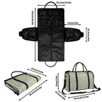 Personalised Delicate Frangipani Foldable Travel Bag Personalised Foldable Travel Bag Plants Printed Offshore