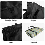 Personalised Delicate Frangipani Foldable Travel Bag Personalised Foldable Travel Bag Plants Printed Offshore