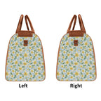 Personalised Delicate Frangipani Foldable Travel Bag Personalised Foldable Travel Bag Plants Printed Offshore