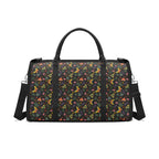 Personalised Dark Butterfly Foldable Travel Bag Black Personalised Foldable Travel Bag animal Printed Offshore