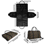 Personalised Dark Butterfly Foldable Travel Bag Personalised Foldable Travel Bag animal Printed Offshore