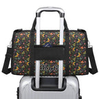 Personalised Dark Butterfly Foldable Travel Bag Personalised Foldable Travel Bag animal Printed Offshore