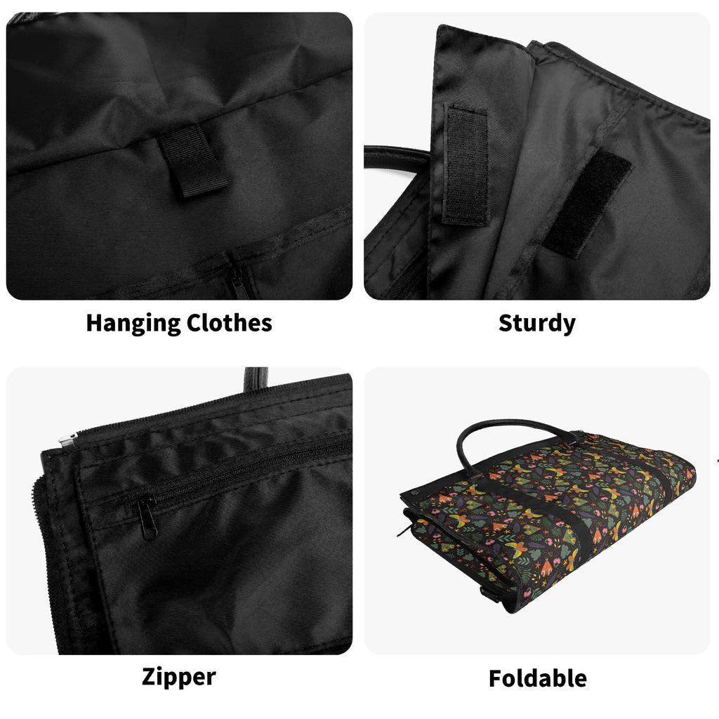 Personalised Dark Butterfly Foldable Travel Bag Personalised Foldable Travel Bag animal Printed Offshore