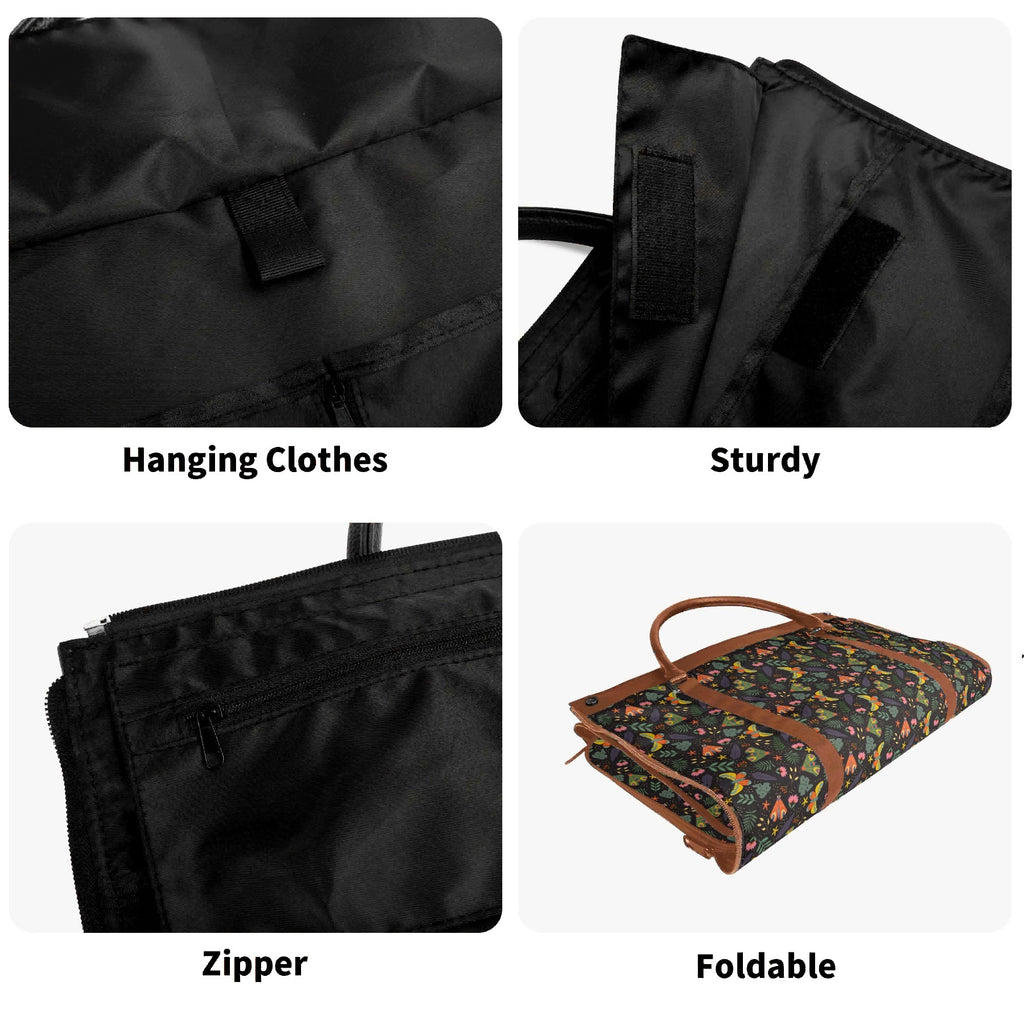 Personalised Dark Butterfly Foldable Travel Bag Personalised Foldable Travel Bag animal Printed Offshore