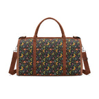 Personalised Dark Butterfly Foldable Travel Bag Brown Personalised Foldable Travel Bag animal Printed Offshore