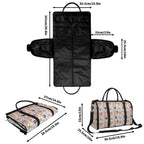 Personalised Painted Flowers Foldable Travel Bag Personalised Foldable Travel Bag Plants Printed Offshore