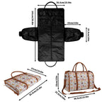 Personalised Painted Flowers Foldable Travel Bag Personalised Foldable Travel Bag Plants Printed Offshore