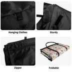 Personalised Painted Flowers Foldable Travel Bag Personalised Foldable Travel Bag Plants Printed Offshore