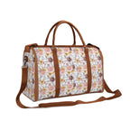 Personalised Painted Flowers Foldable Travel Bag Personalised Foldable Travel Bag Plants Printed Offshore