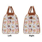 Personalised Painted Flowers Foldable Travel Bag Personalised Foldable Travel Bag Plants Printed Offshore