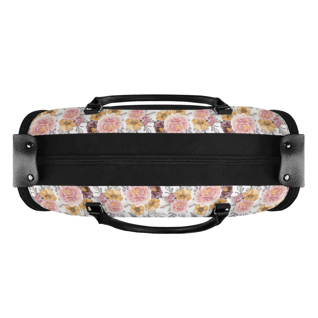 Personalised Painted Flowers Foldable Travel Bag Personalised Foldable Travel Bag Plants Printed Offshore