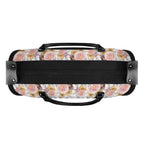 Personalised Painted Flowers Foldable Travel Bag Personalised Foldable Travel Bag Plants Printed Offshore