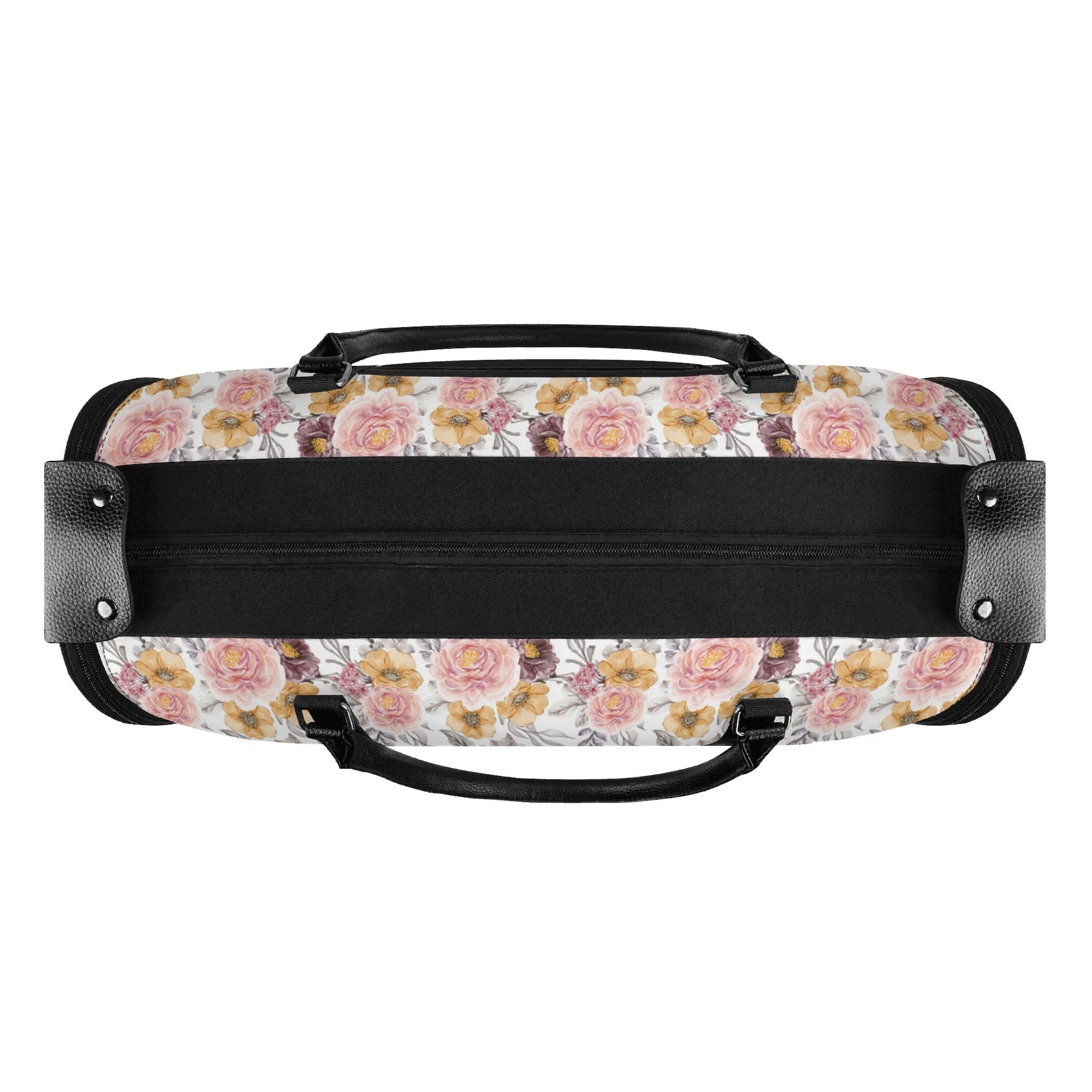 Personalised Painted Flowers Foldable Travel Bag Personalised Foldable Travel Bag Plants Printed Offshore
