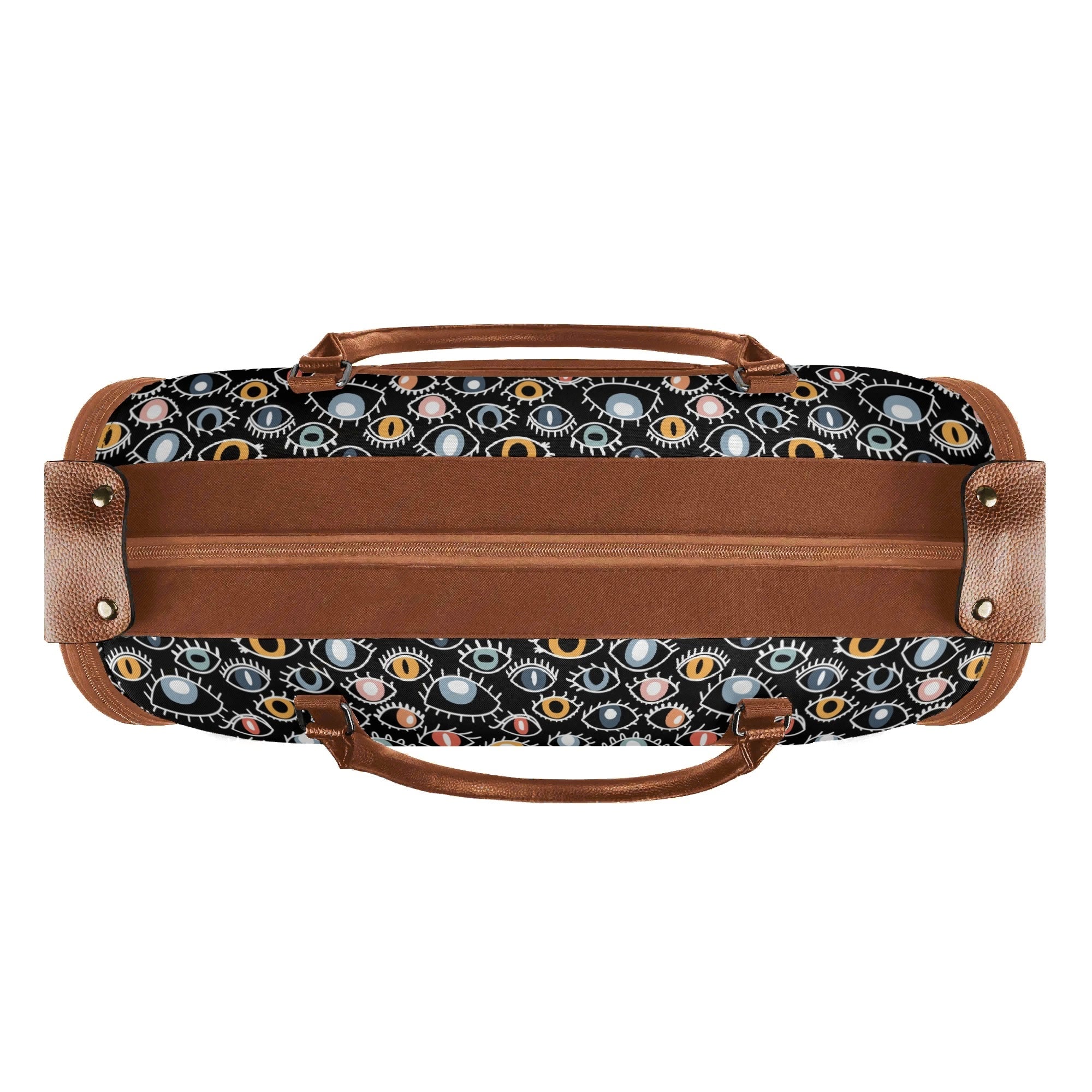 Personalised Eyes On Black Foldable Travel Bag Personalised Foldable Travel Bag Printed Offshore