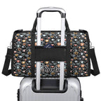 Personalised Eyes On Black Foldable Travel Bag Personalised Foldable Travel Bag Printed Offshore
