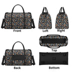Personalised Eyes On Black Foldable Travel Bag Personalised Foldable Travel Bag Printed Offshore