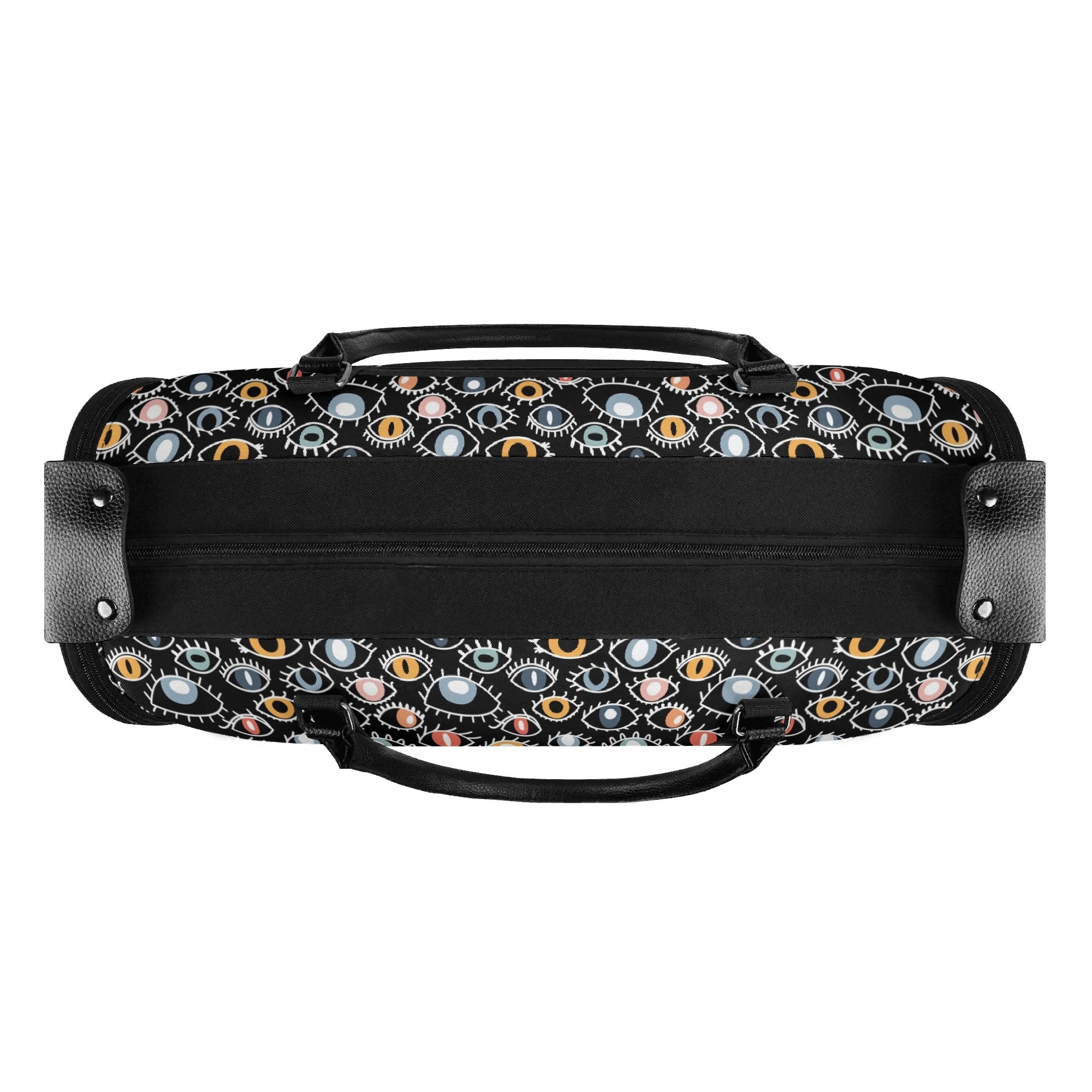 Personalised Eyes On Black Foldable Travel Bag Personalised Foldable Travel Bag Printed Offshore