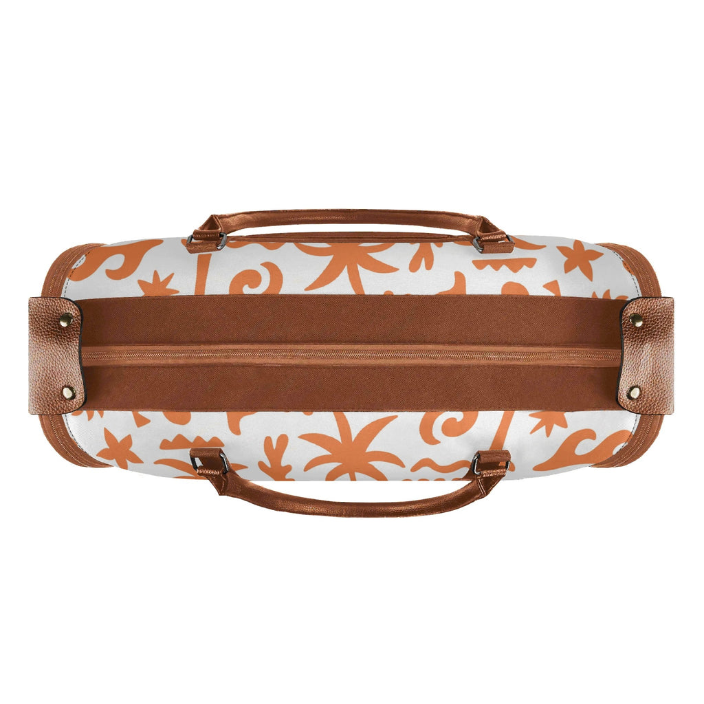 Personalised Orange Surf Foldable Travel Bag Personalised Foldable Travel Bag Printed Offshore Surf