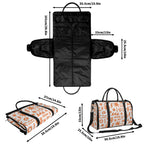 Personalised Orange Surf Foldable Travel Bag Personalised Foldable Travel Bag Printed Offshore Surf