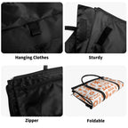 Personalised Orange Surf Foldable Travel Bag Personalised Foldable Travel Bag Printed Offshore Surf