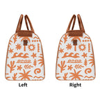Personalised Orange Surf Foldable Travel Bag Personalised Foldable Travel Bag Printed Offshore Surf