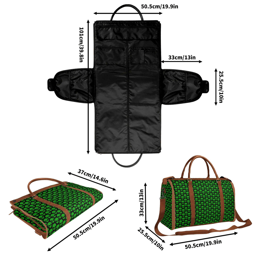 Personalised Aliens Foldable Travel Bag Personalised Foldable Travel Bag Printed Offshore Sci Fi