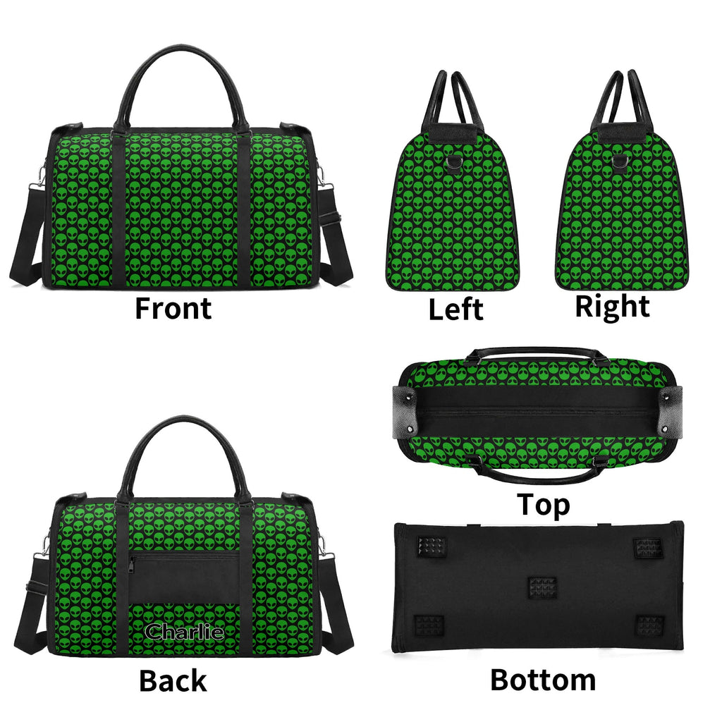 Personalised Aliens Foldable Travel Bag Personalised Foldable Travel Bag Printed Offshore Sci Fi