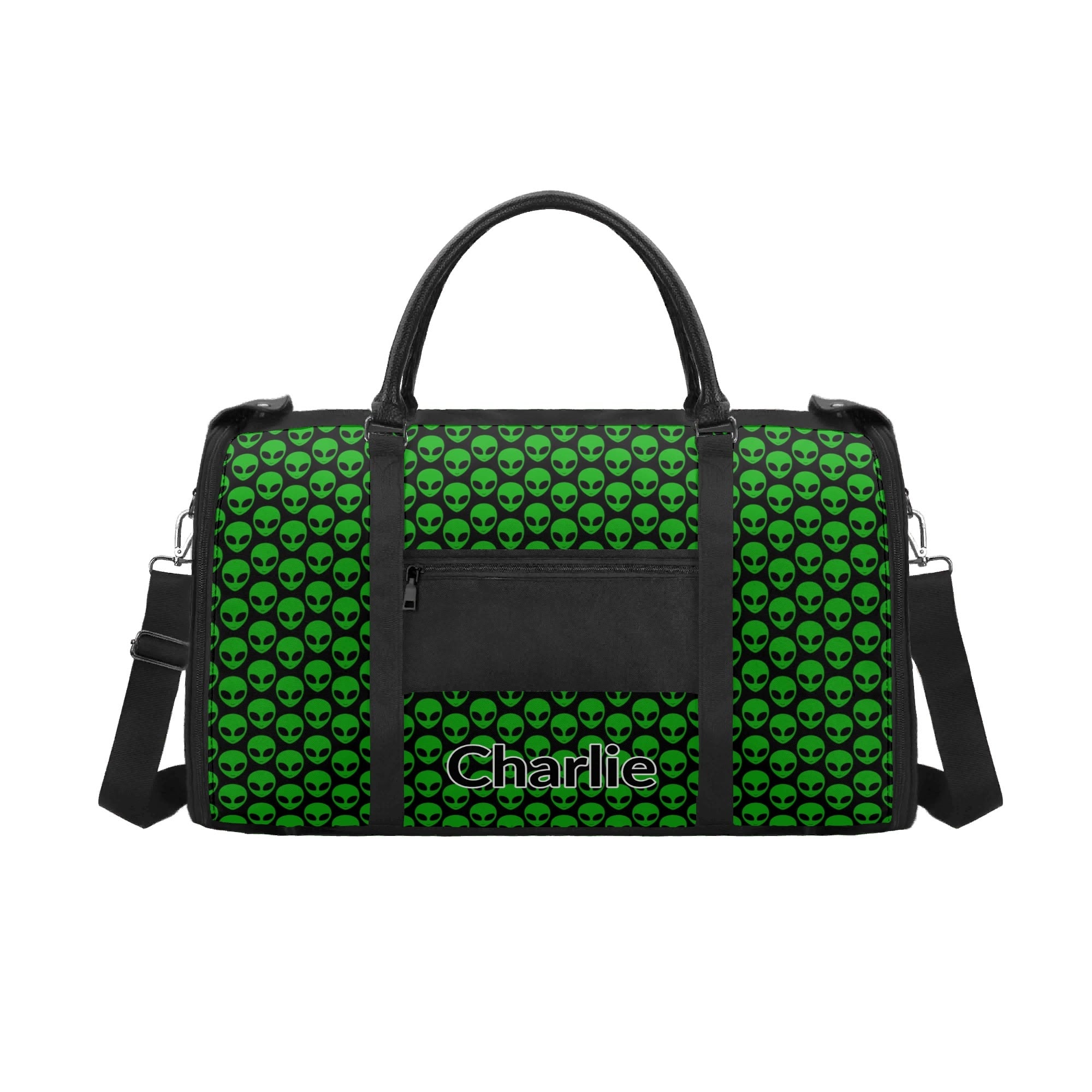 Personalised Aliens Foldable Travel Bag Personalised Foldable Travel Bag Printed Offshore Sci Fi