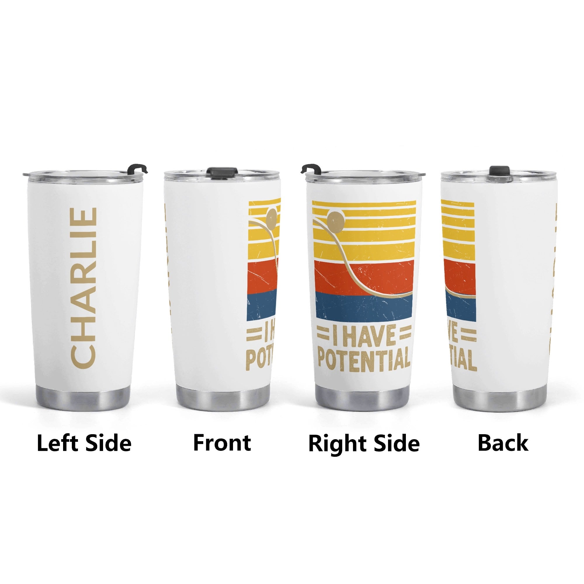 Personalised - I Have Potential, Physics - Stainless Steel 20oz Travel Mug Personalised 20oz Travel Mug Printed Offshore Science