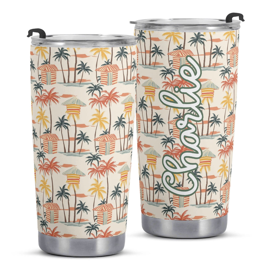 Personalised Beach Shack Stainless Steel 20oz Travel Mug Personalised 20oz Travel Mug Printed Offshore Surf