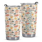 Personalised Beach Shack Stainless Steel 20oz Travel Mug Personalised 20oz Travel Mug Printed Offshore Surf
