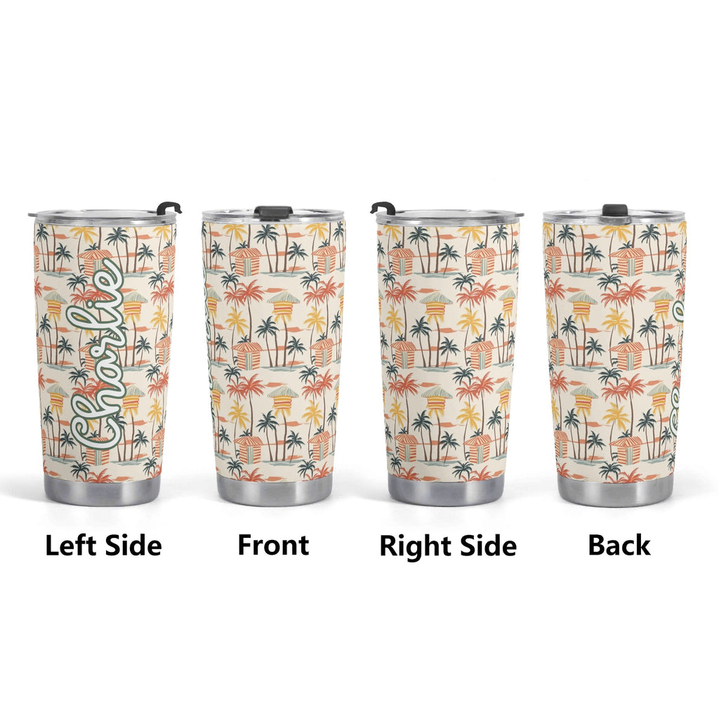 Personalised Beach Shack Stainless Steel 20oz Travel Mug Personalised 20oz Travel Mug Printed Offshore Surf