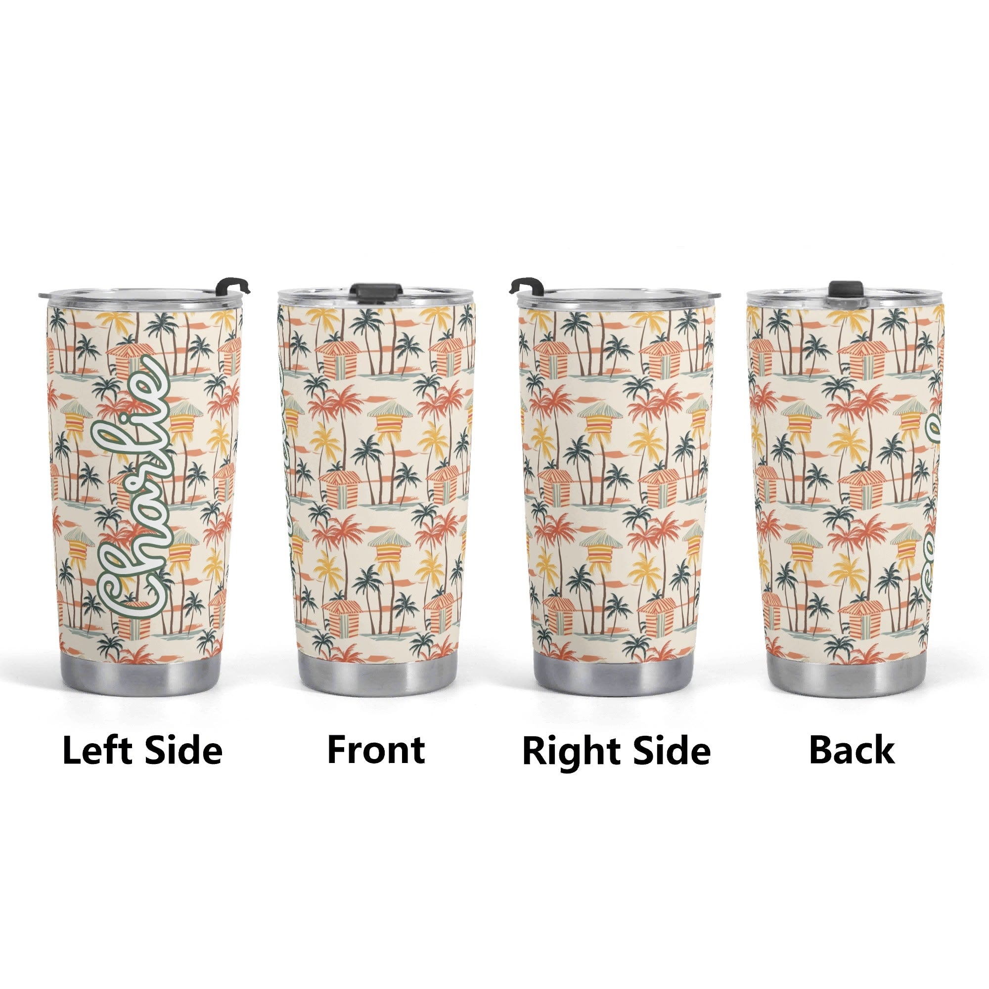 Personalised - Beach Shack - Stainless Steel 20oz Travel Mug Personalised 20oz Travel Mug Printed Offshore Surf