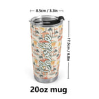 Personalised Beach Shack Stainless Steel 20oz Travel Mug Personalised 20oz Travel Mug Printed Offshore Surf