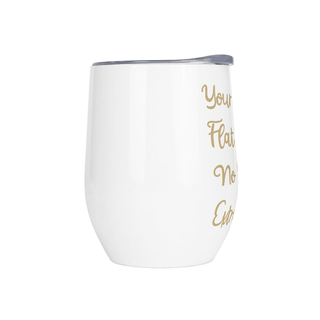 Personalised Your Coffee Order 12oz Wine Tumbler / Travel Mug Personalised Wine Tumbler / Travel Mug Coffee Printed Offshore