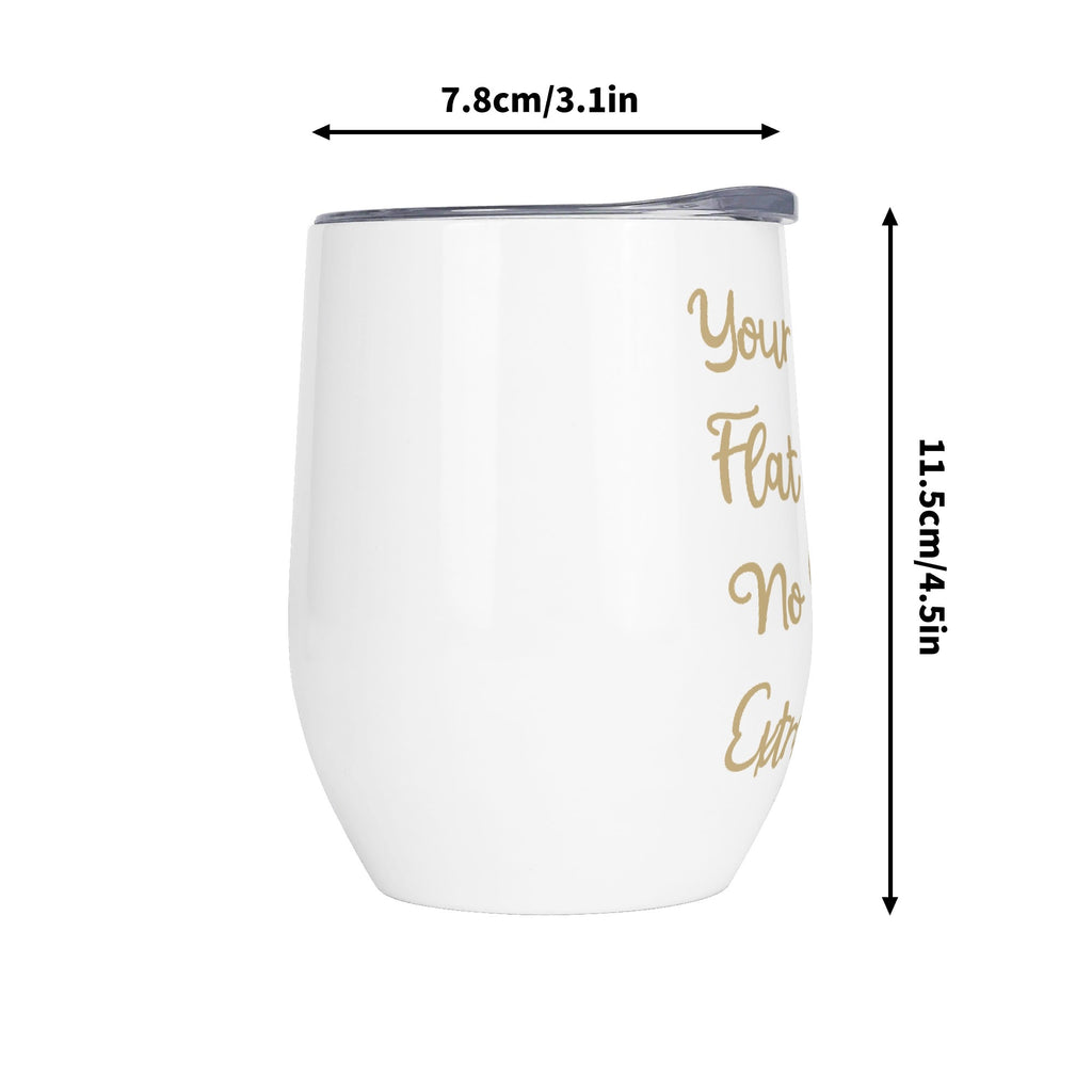 Personalised Your Coffee Order 12oz Wine Tumbler / Travel Mug Personalised Wine Tumbler / Travel Mug Coffee Printed Offshore