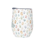 Personalised Paw Prints 12oz Wine Tumbler / Travel Mug Personalised Wine Tumbler / Travel Mug animal Printed Offshore