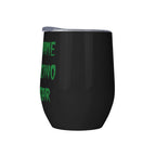 Personalised Your Coffee Order, Horror Movie Font 12oz Wine Tumbler / Travel Mug Personalised Wine Tumbler / Travel Mug Coffee Printed Offshore