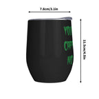 Personalised Your Coffee Order, Horror Movie Font 12oz Wine Tumbler / Travel Mug Personalised Wine Tumbler / Travel Mug Coffee Printed Offshore
