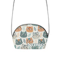 Personalised Add Name, Cute Cats Kids PU Small Crossbody Bag / Purse Default Title