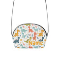 Personalised Colourful Dinosaurs Kids PU Small Crossbody Bag / Purse Default Title Printed Offshore