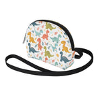 Personalised Colourful Dinosaurs Kids PU Small Crossbody Bag / Purse Printed Offshore